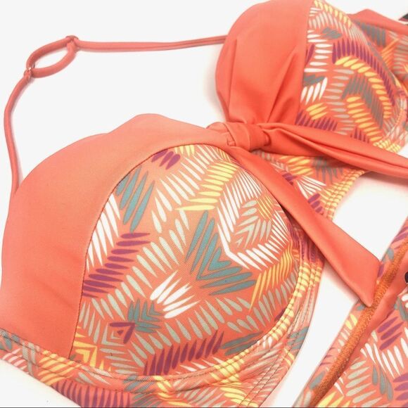 NWT Kooey Australia "Lena" Peach 2-Piece Bikini Size XL - Picture 5 of 7